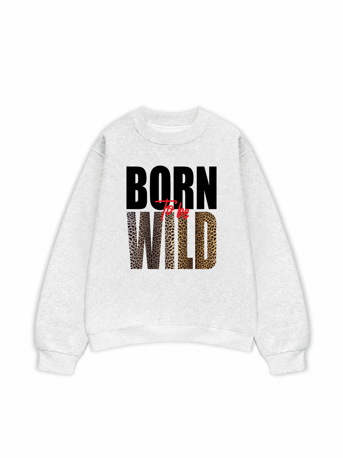 Áo Sweater Nỉ Hai Da Born To Be Wild