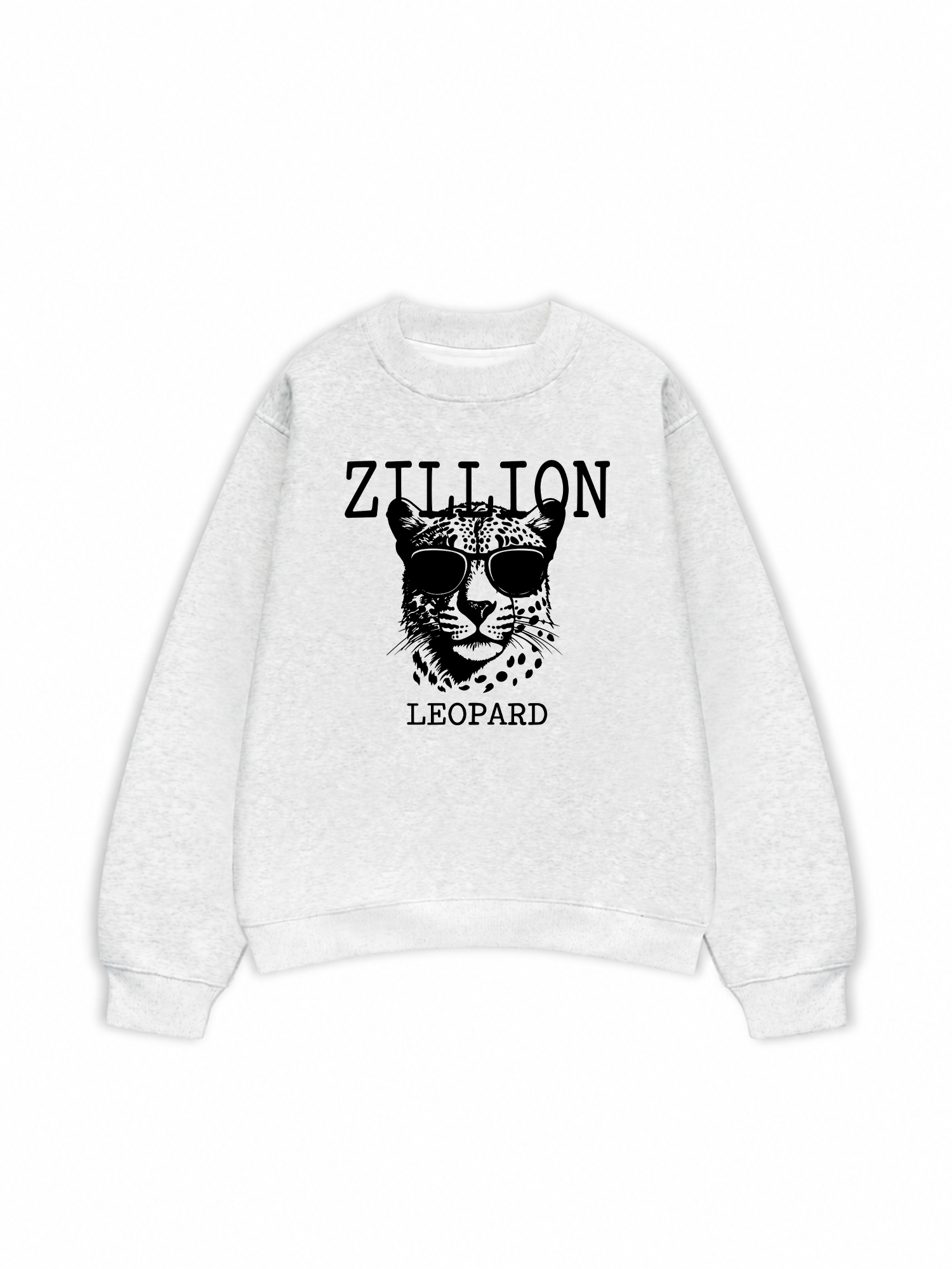 Áo Sweater Nỉ Hai Da Zillion Leopard