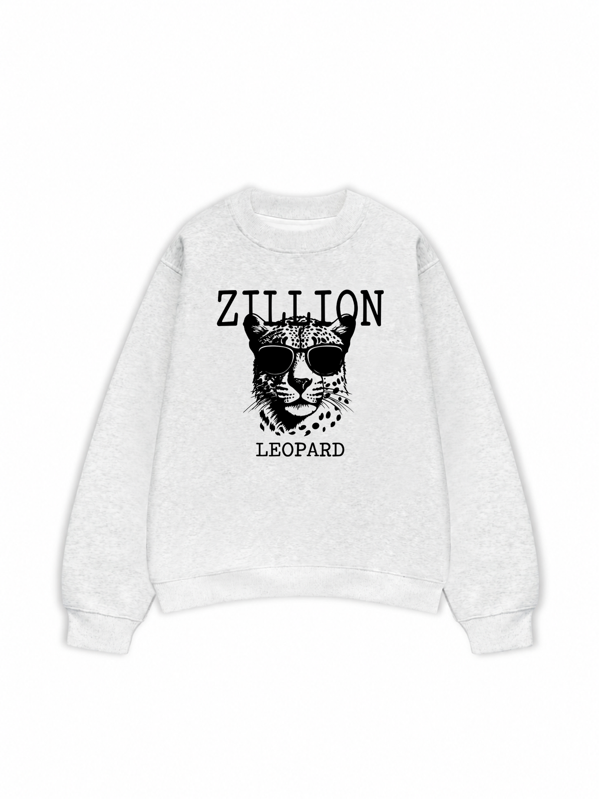 Áo Sweater Nỉ Hai Da Zillion Leopard