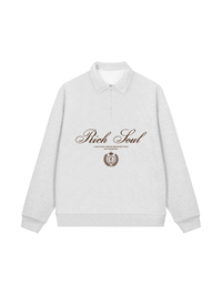 Áo Sweater Polo Nỉ Hai Da Rich Soul