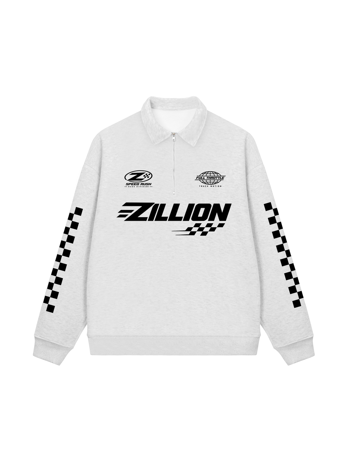 Áo Sweater Polo Nỉ Hai Da Zillion Speed Rush
