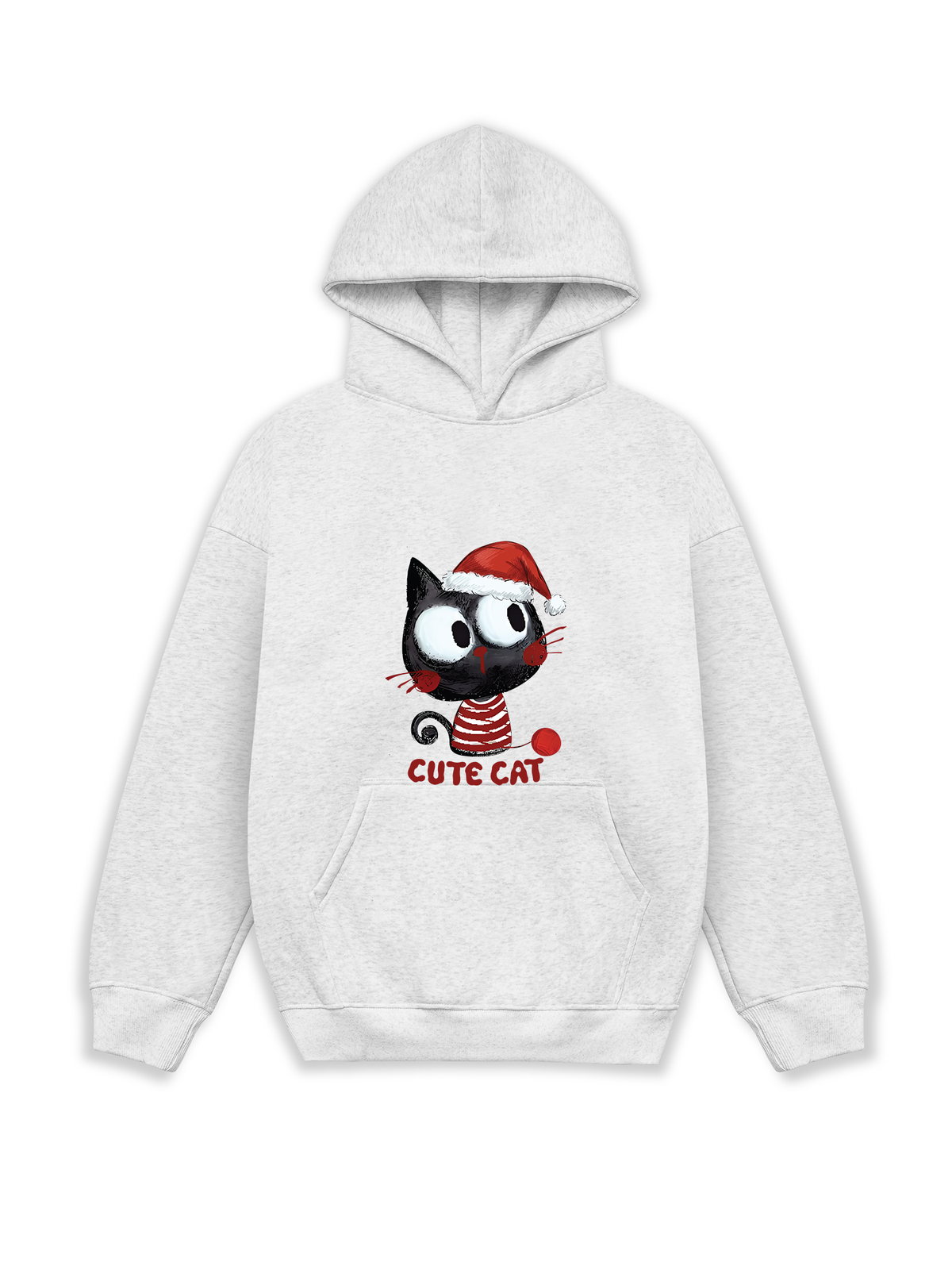 Áo Hoodie Nỉ Hai Da Cute Cat