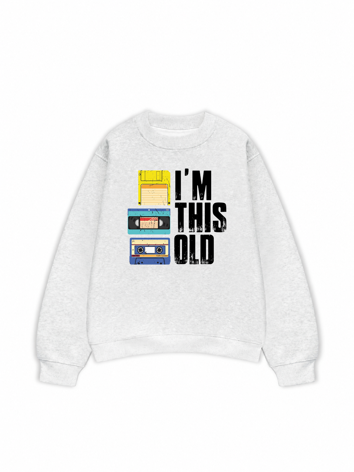 Áo Sweater Nỉ Hai Da I'm This Old