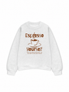 Áo Sweater Nỉ Hai Da Espresso Yourself