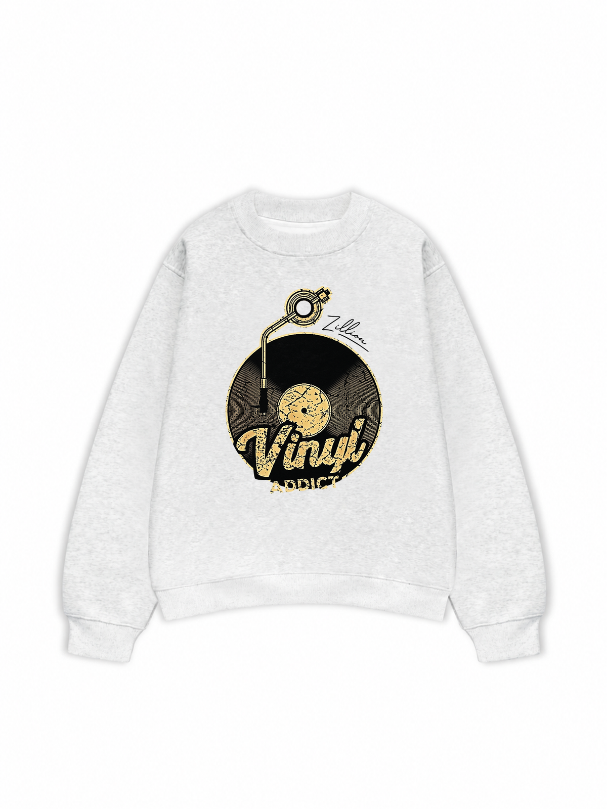 Áo Sweater Nỉ Hai Da Zillion Vinyl