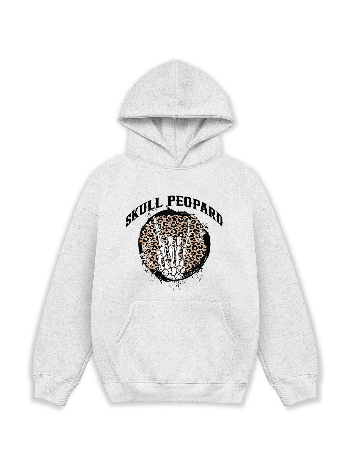 Áo Hoodie Nỉ Hai Da Skull Leopard