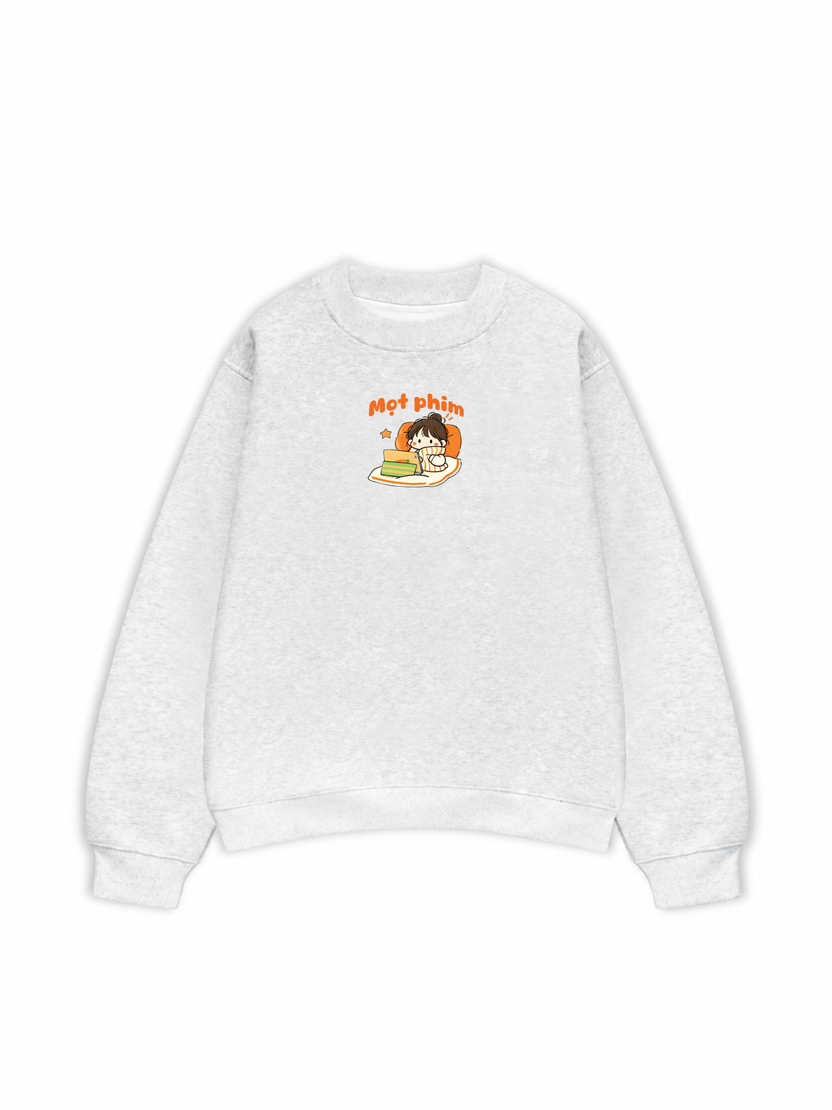 Áo Sweater Nỉ Hai Da Mọt Phim